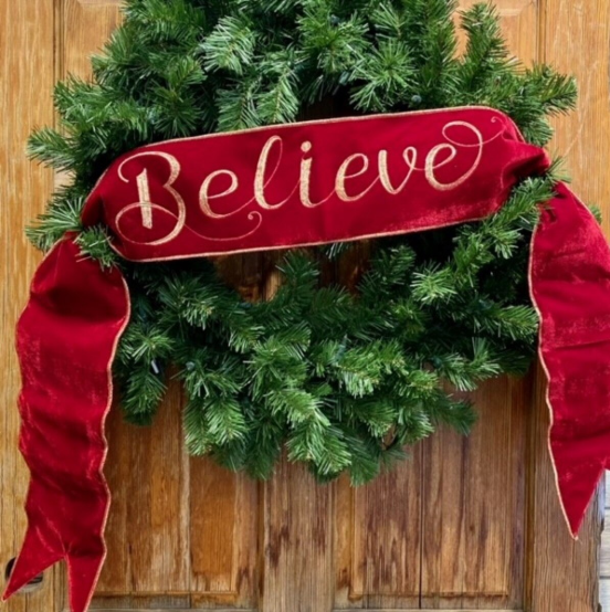 6" x 70" - Believe Banner