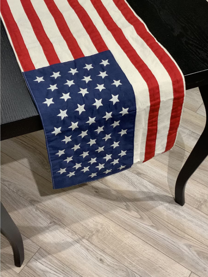 13" x 72" - 1912 American Flag Runner