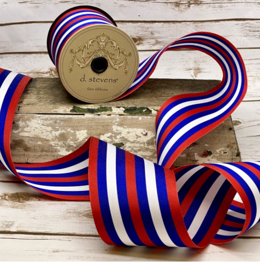 4" - Vivid Patriotic Grosgrain