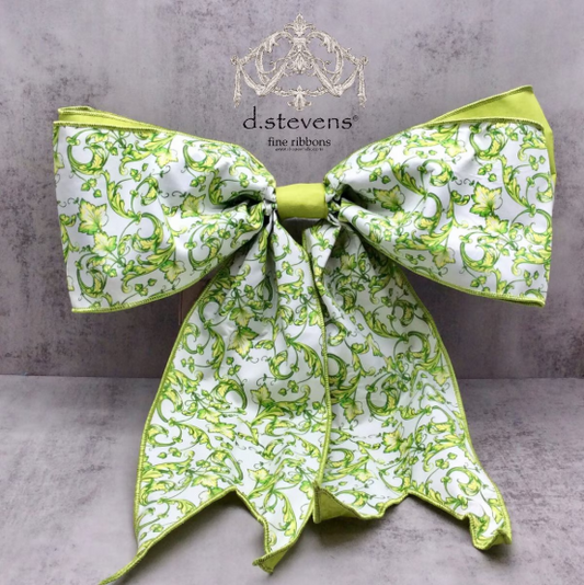 6" x 18" - Taffeta Bow, Lime